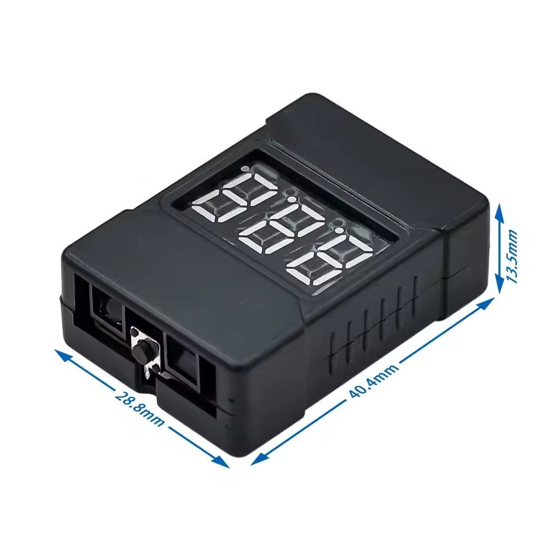 جهاز Oike 1-8S 2IN1 لاختبار جه - مراجعة Drone Battery Voltage Checker وسعره