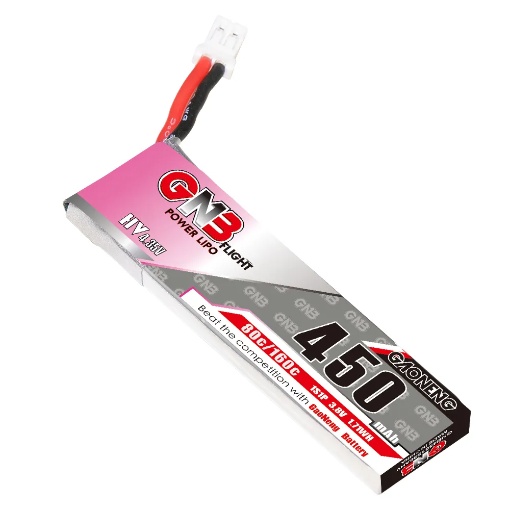 GAONENG GNB 1S 450mAh 80C/160C - مراجعة Drone Battery Li-Ion وسعره